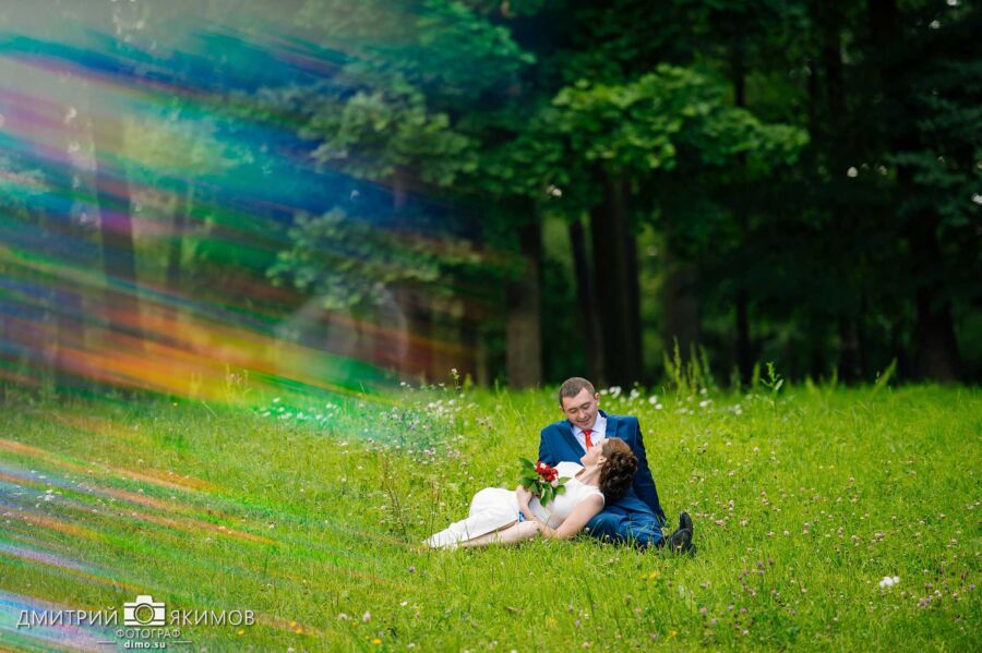 Съёмка свадьбы в Екатерининском парке