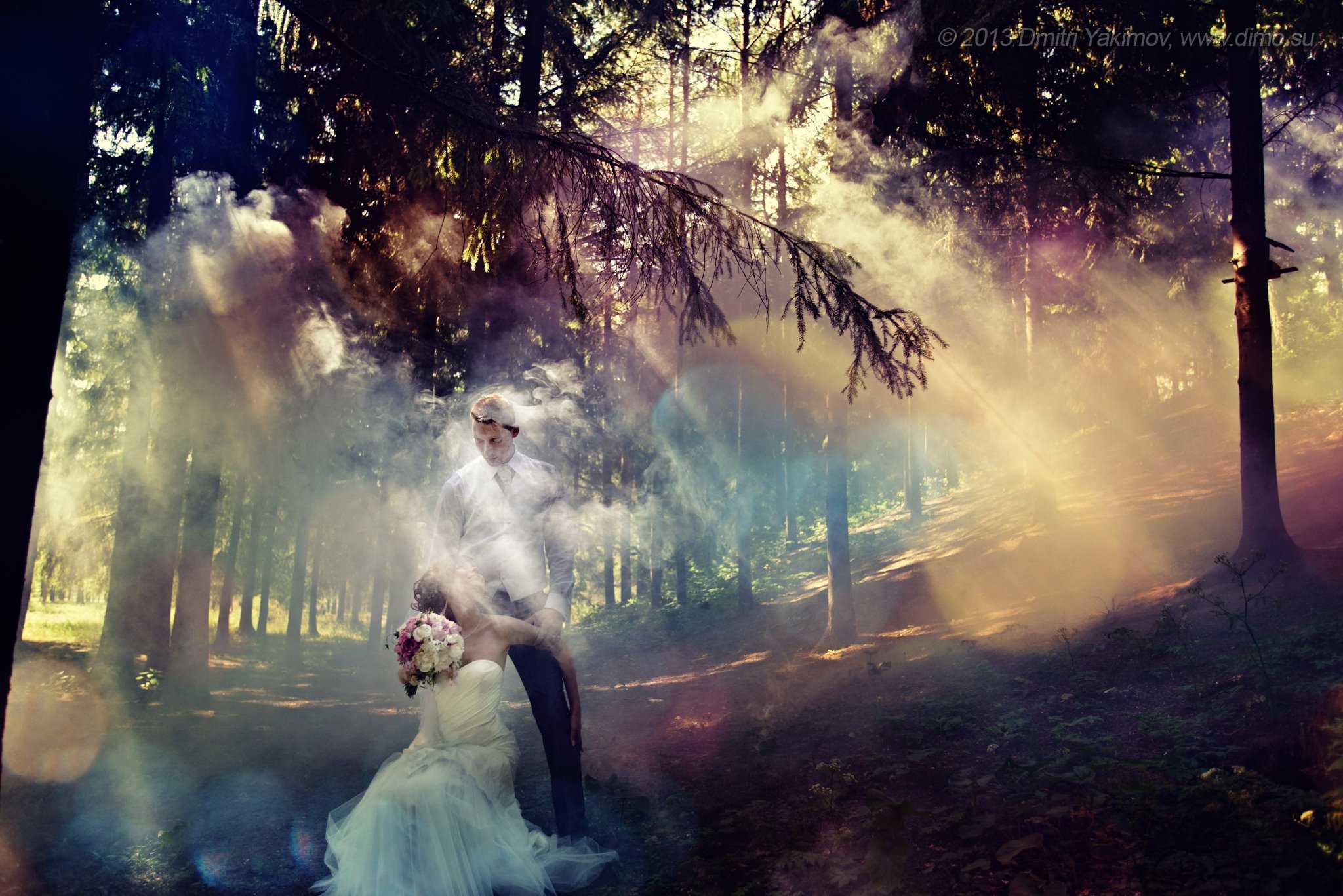 мистические свадебные фото