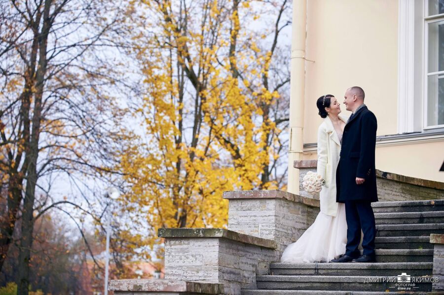 свадебная фотосессия в пушкинском ЗАГСе